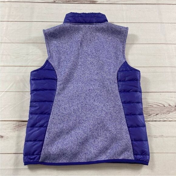 Free Country Kids Purple Full Zip Puffer Fleece Vest Jacket Large 14/16 - Picture 2 of 7